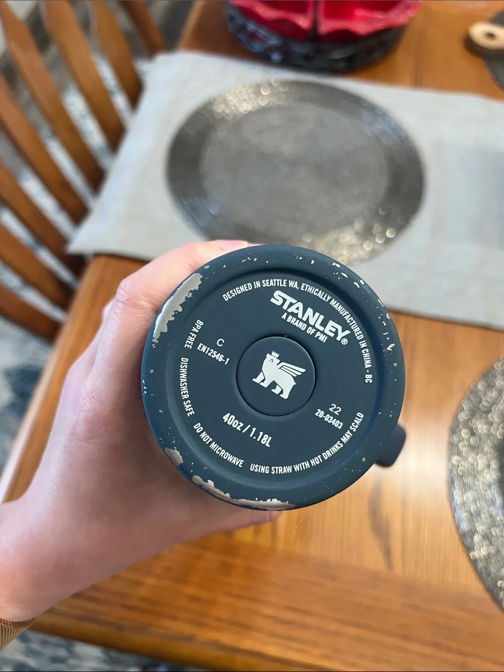 Rare 40 oz Stanley in Navy Blue matte finish